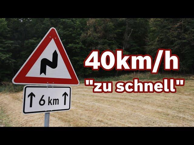 40km/h "zu schnell" im Verkehrsversuch