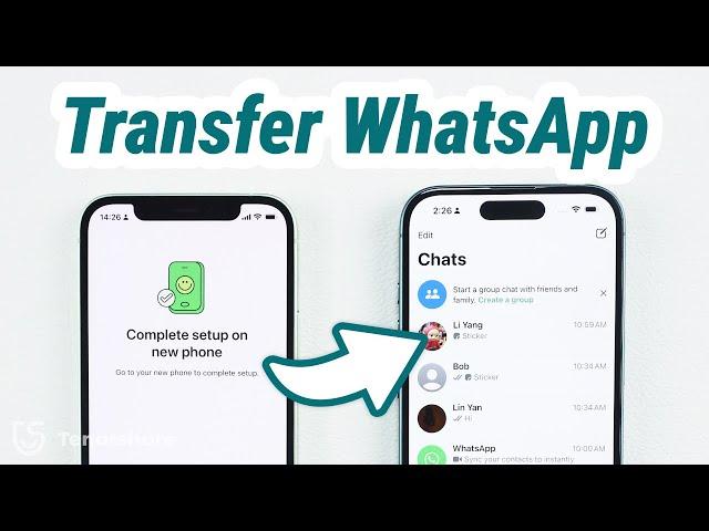 How to Transfer WhatsApp for Old iPhone to New iPhone (without Backup) - 2024 NEW Offcial Method