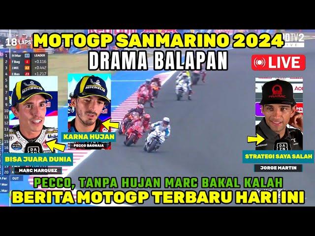 BRUTALRACE MOTOGP SAN MARINO 2024,BERITA MOTOGP HARI INI, MOTOGP HARI INI, MARC MARQUEZ MENANG LAGI