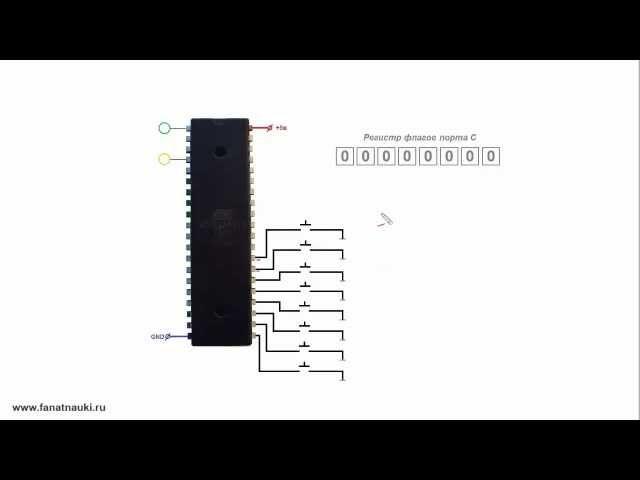 13 Программирование микроконтроллеров AVR.Побитовые операции.Считывание отдельного бита из регистра.