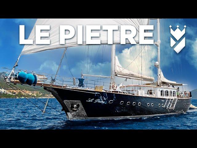 Take a look inside this gorgeous custom built sailing yacht "LE PIETRE"