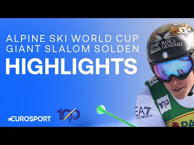 Federica Brignone takes Sölden giant slalom glory  | FIS Alpine Ski World Cup 2024/25 Highlights