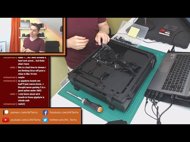 AV Techy Livestream: Silverstone Raven RVZ03 Unbuild