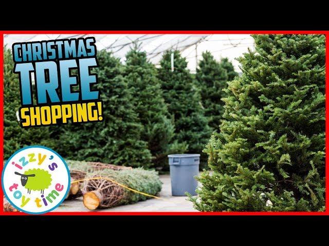 CHRISTMAS TREE SHOPPING With Izzy's Toy Time!