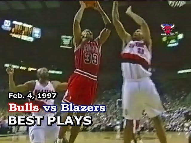 February 04, 1997 Bulls vs Blazers highlights