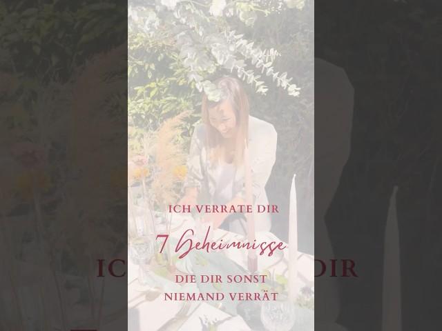 Kostenloser Hochzeitsworkshop am 19.11. - 7 Geheimnisse für eure Traumhochzeit