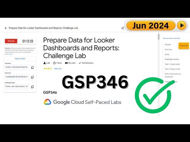 [2024] Prepare Data for Looker Dashboards and Reports: Challenge Lab | #GSP346 | #qwiklabs | #Arcade