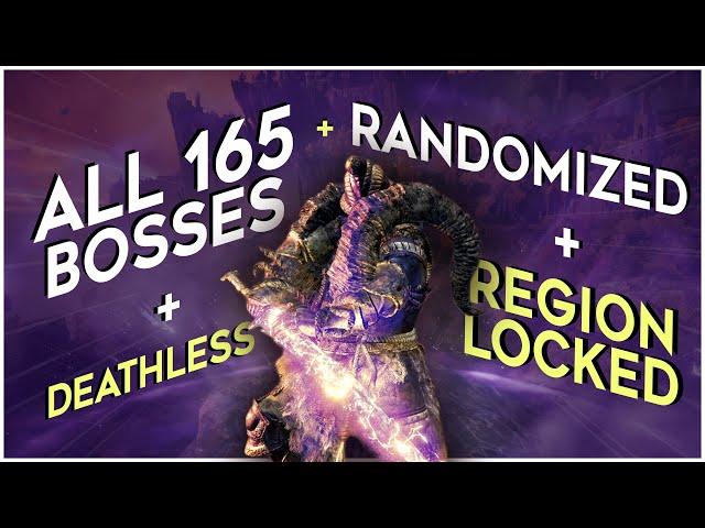 All 165 bosses Randomized + Deathless + Regionlocked Run