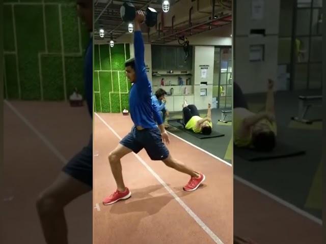 Split Jerk exercise||explosive workout||#shorts
