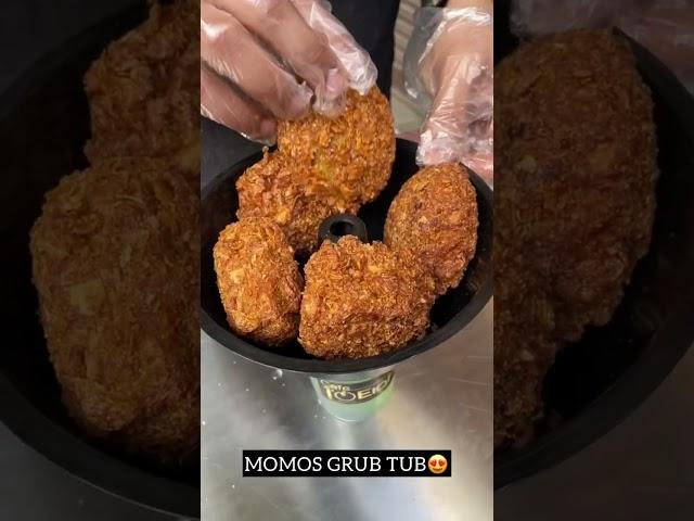 MOMOS GRUBTUB  | Indian street food #shorts