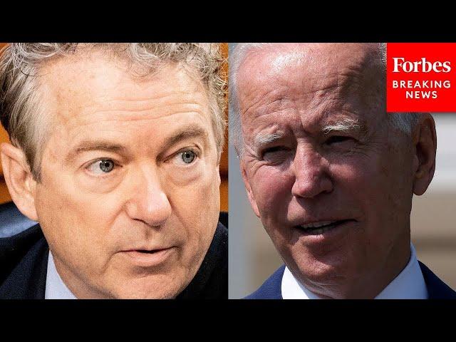 Rand Paul Has A Message For Biden About COVID-19