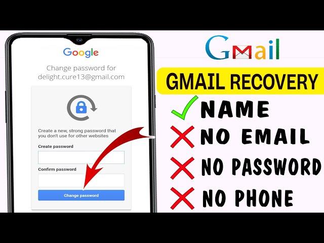 How to Recover Gmail Account without Phone Number and Recovery Email 2024 | Gmail Account Recovery