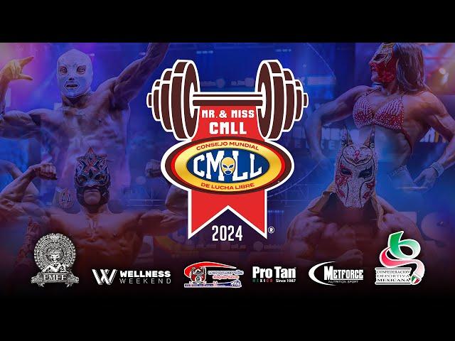 EL CONSEJO MUNDIAL DE LUCHA LIBRE PRESENTA CONCURSO DE FISICOCULTURISMO "MR CMLL & MISS CMLL 2024"