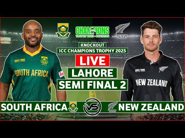 Champions Trophy Semi Final Live: South Africa v New Zealand Live | SA v NZ Live Scores & Commentary