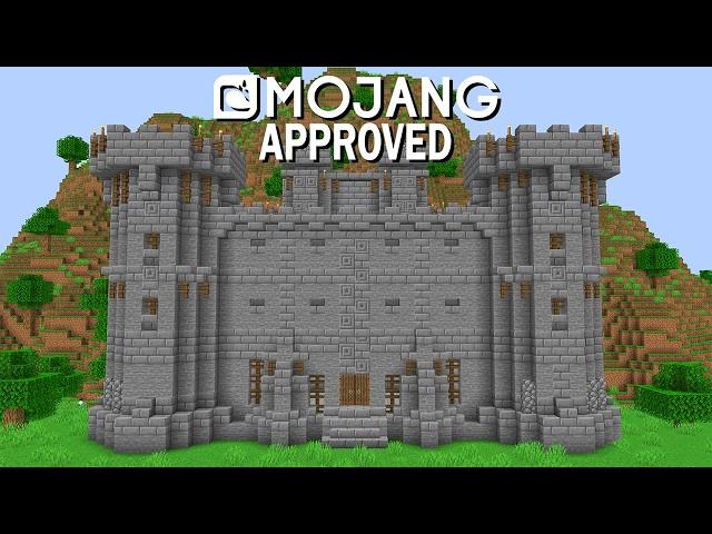 Building a Castle The Way Mojang Intended It