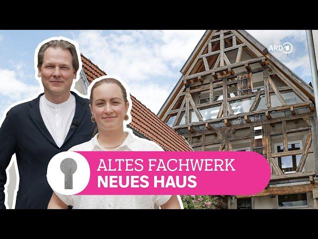 Dilapidated barn becomes new building with old half-timbering | ARD Room Tour