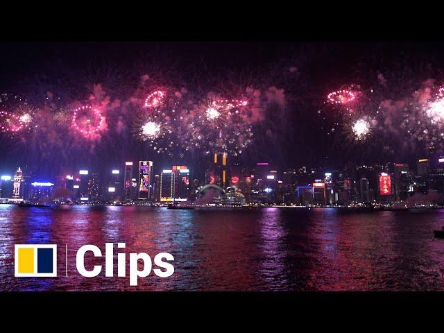 Hong Kong celebrates Year of the Dragon with fireworks display