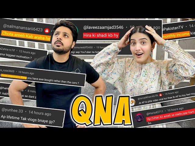 AREEB KIYA BUISNESS KERTY HAI?  | Hira Ki Shadi Kab Ho Rhe? ‍️ | QnA Special Video