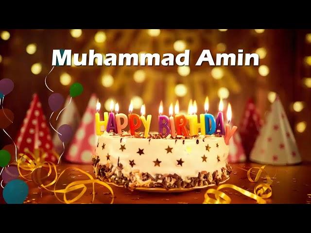 Muhammad Amin Birthday Cake | Happy Birthday Muhammad Amin | Birthday Song Muhammad Amin