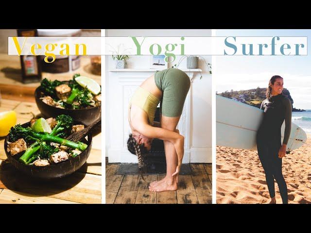 What I eat in a day as a Vegan, Yogi, and Surfer Girl!