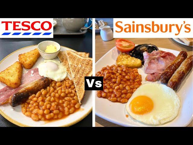 Tesco breakfast Vs Sainsbury's Breakfast - Who Wins?