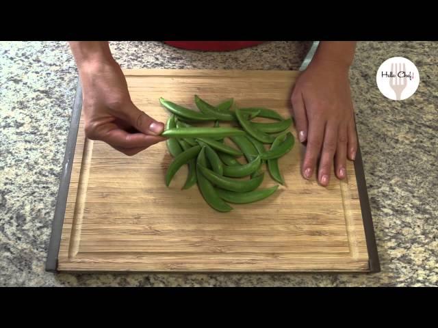 How to prepare sugar snap peas