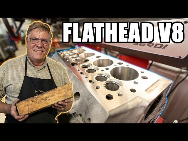 Using A MODERN Machine To Cut A Flathead Ford V8 Valve Job!