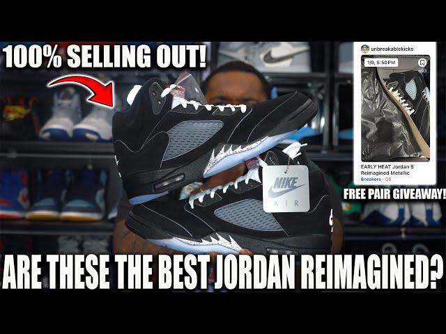 AVAILABLE NOW! BEST REIMAGINED JORDAN IN THE SET HANDS DOWN! 2025 Jordan 5 Metallics MONTH EARLY!