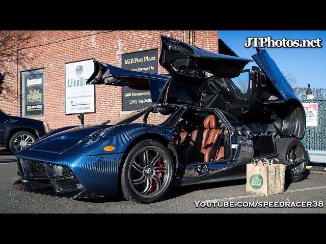 Going grocery shopping in a Pagani Huayra