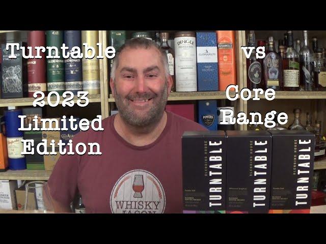 Turntable Core Range vs 2023 Limited Edition Blended Scotch Whisky Comparision