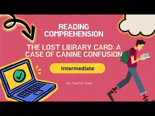 The Lost Library Card: A Canine Caper & Reading Challenge! (Intermediate English)