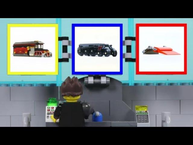 LEGO Experimental Train Flipper Truck! Stop Motion Train Raubüberfall | Billy Bricks | WildBrain