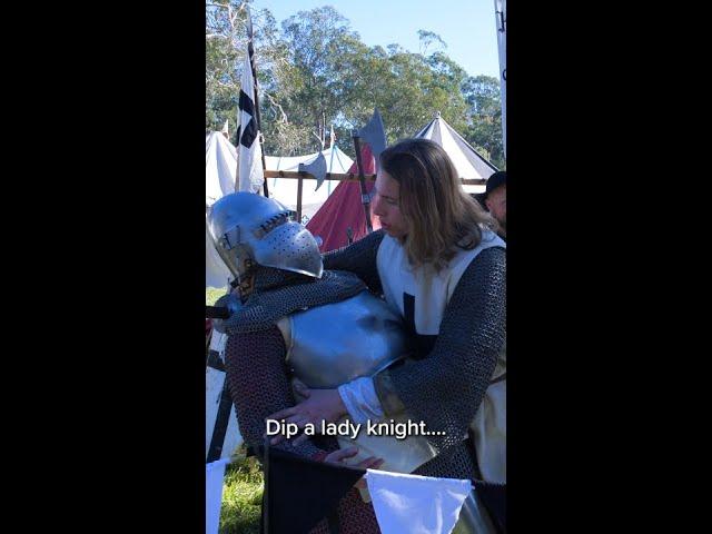 DIPPING a Lady Knight..?!