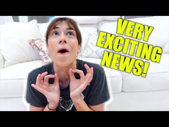 I JUST GOT THE MOST EXCITING NEWS EVER!