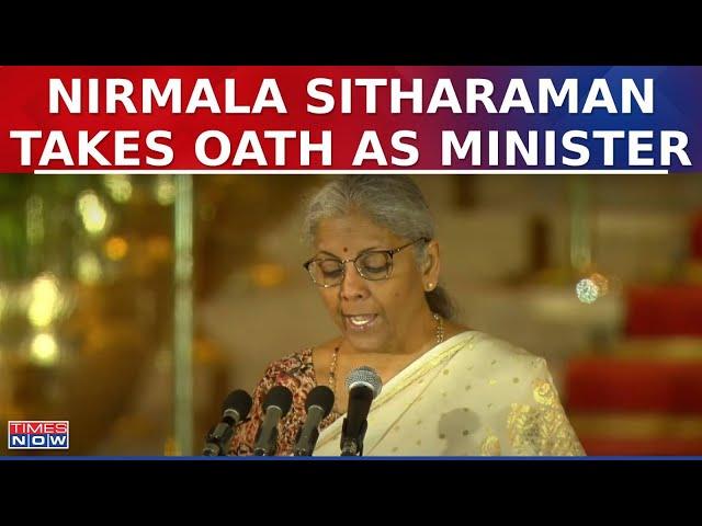 Nirmala Sitharaman Takes Oath As Cabinet Minister In PM Modi's NDA 3.0, Watch | Oath Ceremony 2024