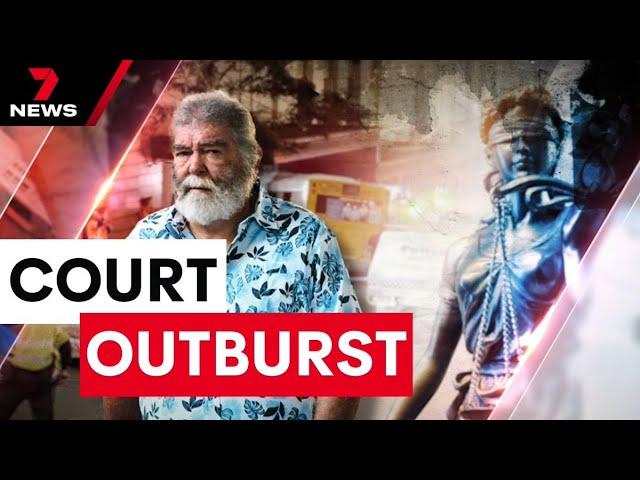 Tensions boil over outside Brisbane Court | 7 News Australia