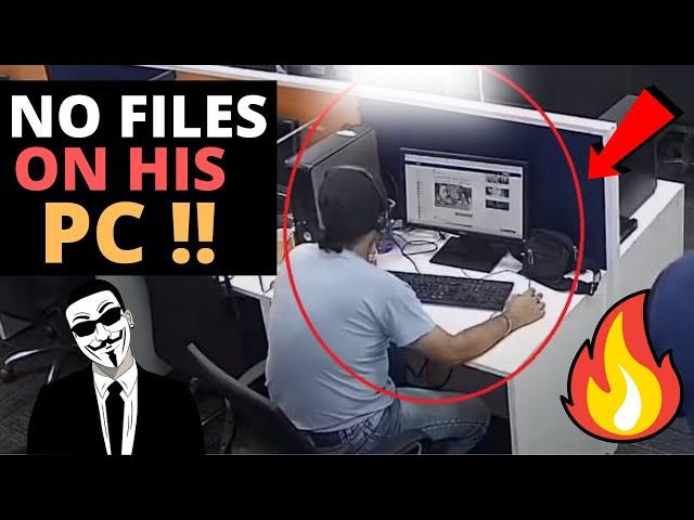 Watch 𝗦𝗖𝗔𝗠𝗠𝗘𝗥's Ingenious File Deletion  (IDIOT SCAMMER)