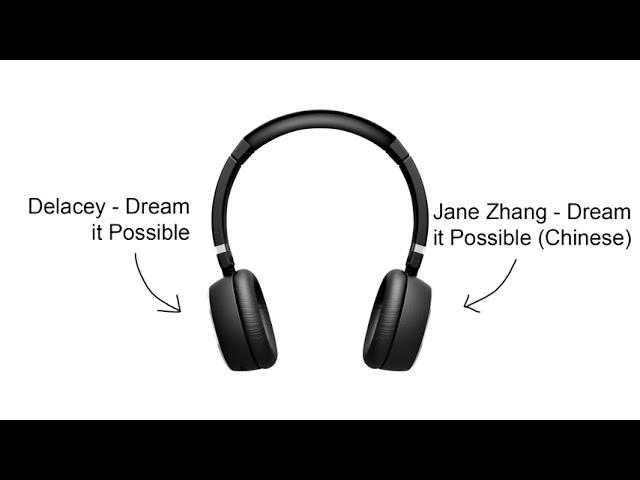 Delacey Dream it Possible & Dream it Possible Chinese Headphone Mashup