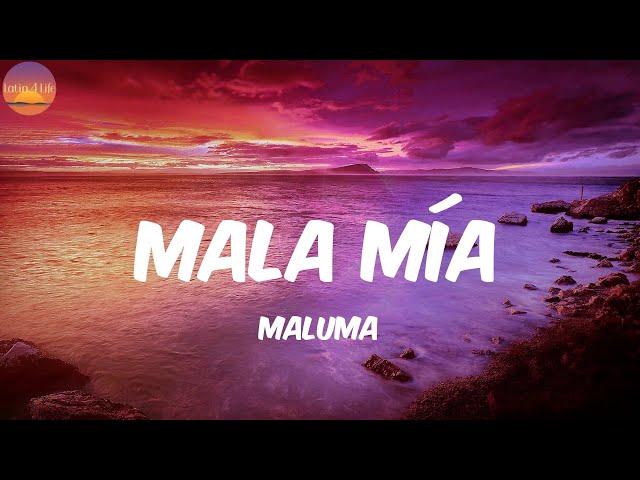 Mala Mía - Maluma (Letra/Lyrics)