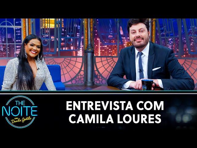 Entrevista com Camila Loures | The Noite (14/05/21)