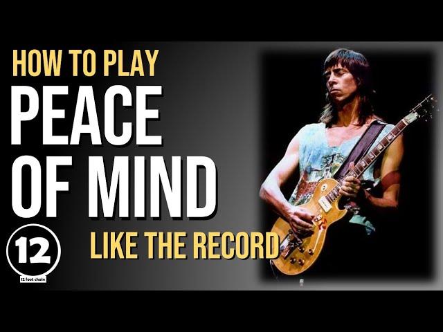 Peace of Mind - Boston | Guitar Lesson with Boss Harmonist PS-6