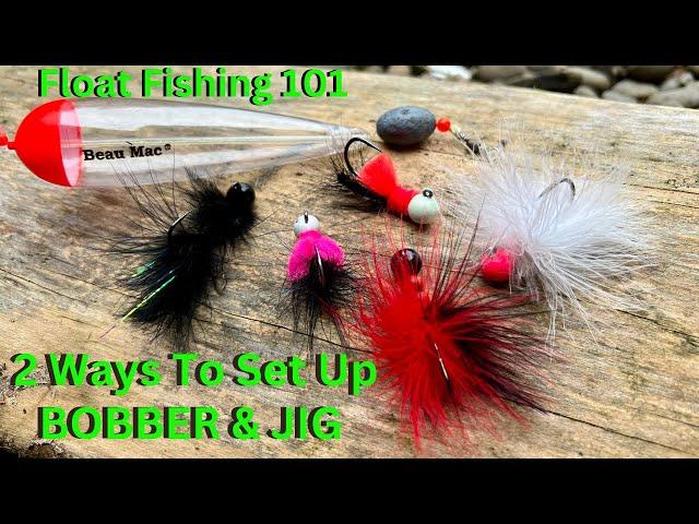 Beginners Winter Steelhead Fishing Rig | HOW TO Setup Bobber & Jig For BANK FISHING