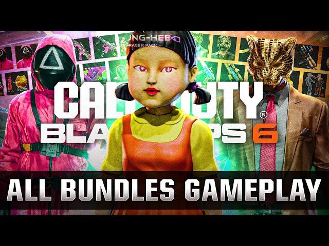 ALL Black Ops 6 Squid Game Bundles Gameplay Showcase… (Pink Guards, Young-Hee, VIPs)