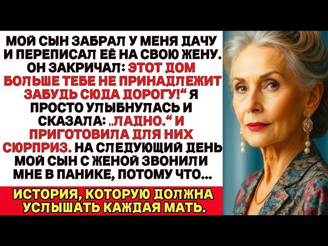 Мой Сын Забрал Мой Загородный Дом И Подарил Его Своей Жене. Но Их Ждал Сюрприз..