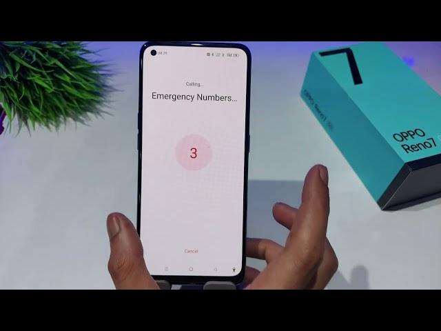 How to set Emergency Call and Message in Oppo Reno 7,6 pro | oppo reno 6 pro me sos calling use kare