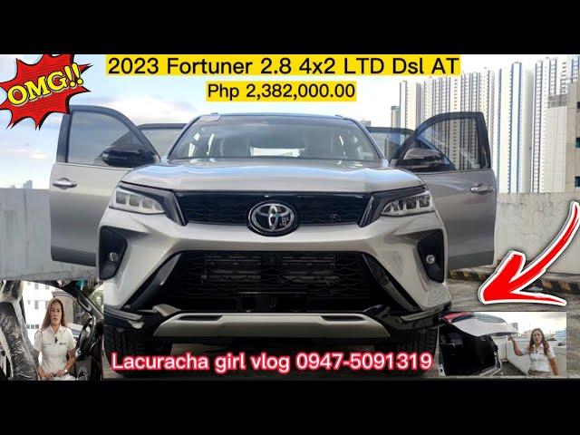 2023 Full Specifications Toyota Fortuner 2.8 4x2 LTD DSL AT