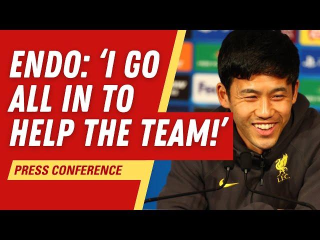 Wataru Endo: "I want to win all the titles!" | PSG vs Liverpool Press Conference