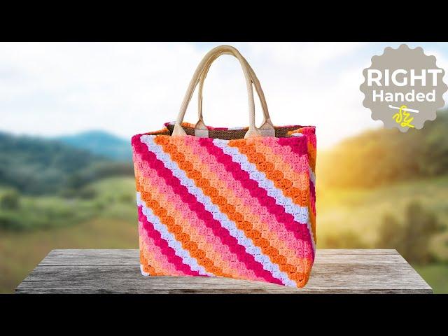 You Won’t Believe How Easy This Crochet Tote Bag Cover Is!