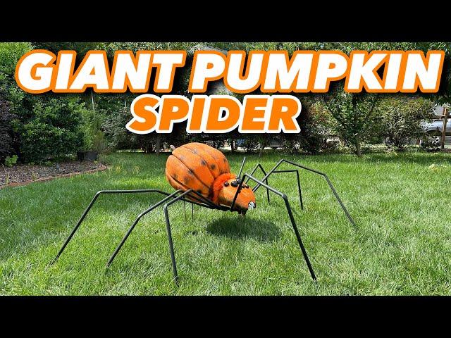 Giant Pumpkin Spider - Tutorial