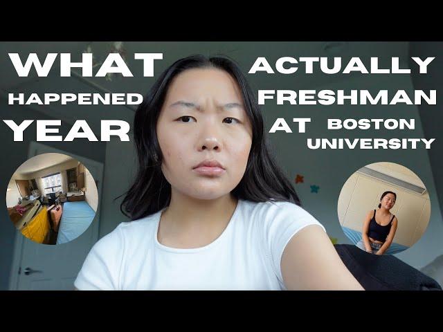 what freshman year at Boston University was actually like...